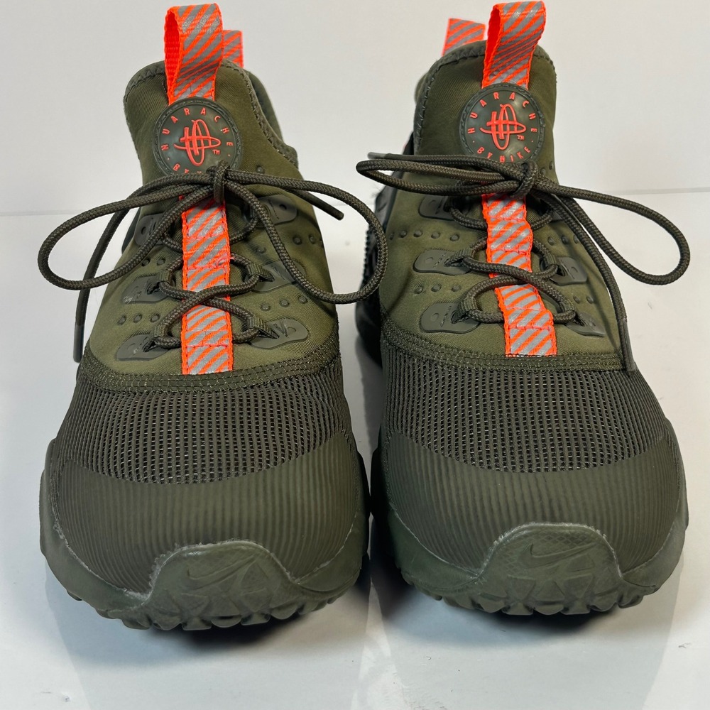 Nike Air Huarache Drift GS Medium Olive Bright Crimson Boys Youth 4.5Y - Picture 8 of 9